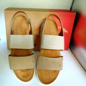 COMFORTIVA ELICIA Women Sandals Size 10 Stone